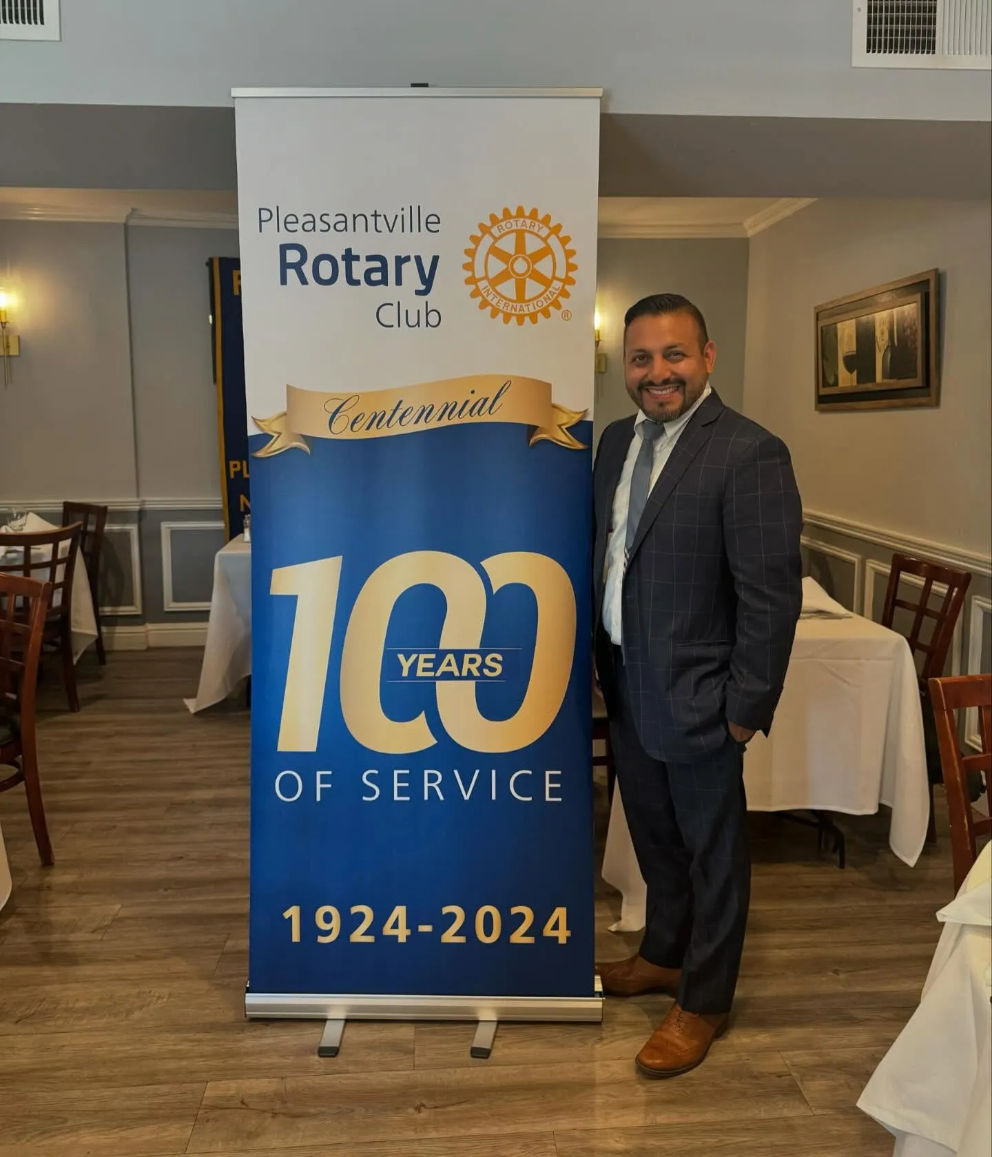 Paul Alvarez being inducted into the club