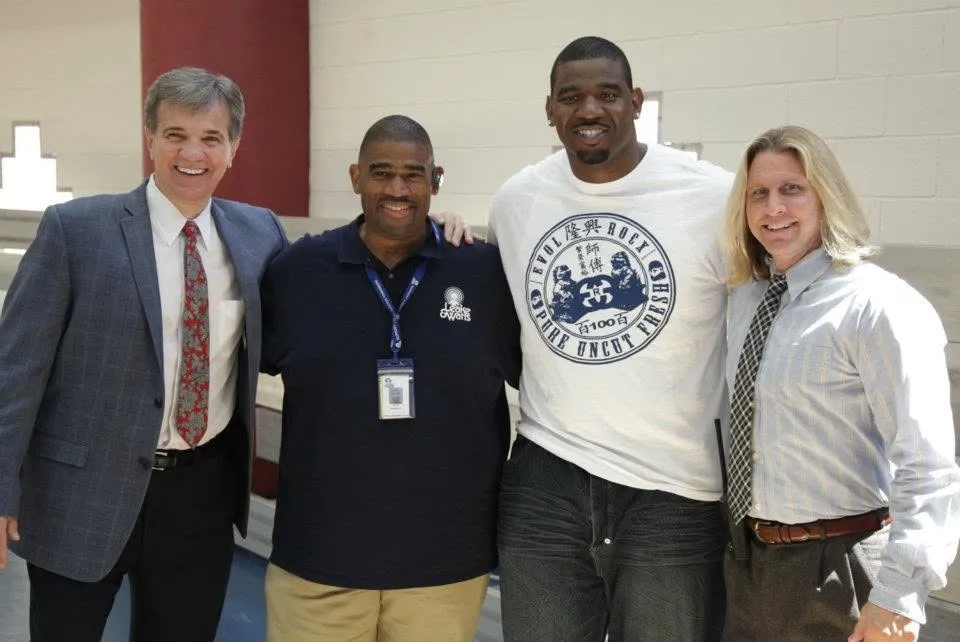Don Antonecchia with colleagues at Leake & Watts